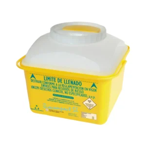 10 contenedores de agujas de plástico para residuos sanitarios peligrosos, 5 L — Imagen del producto