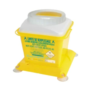 10 contenedores de agujas de plástico para residuos sanitarios peligrosos, 1,8 L — Imagen del producto