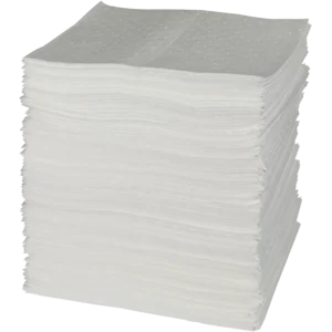 100 hojas absorbentes de hidrocarburos de doble espesor con 2 capas de refuerzo. — Imagen del producto