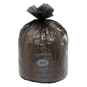 200 bolsas negras de basura de 100 litros con certificado NF para residuos — Imagen del producto