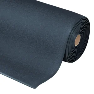 Alfombra antifatiga industrial Sof-Tred en negro para uso común, 91cm x metro — Imagen del producto