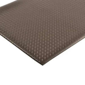 Alfombra de espuma de vinilo gris Diamond Sof-Tred, extra gruesa con recubrimiento "Dyna Shield". — Imagen del producto