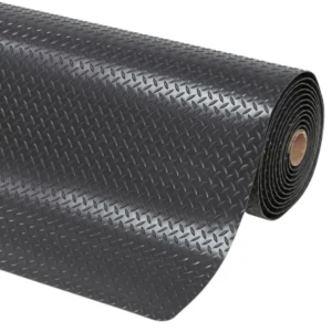 Alfombra negra antifatiga Cushion Trax® para zonas secas 152 cm x m lineal. — Imagen del producto