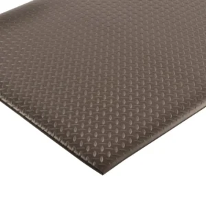Alfombra negra antifatiga Diamond Sof-Tred, para zonas secas 60 x 1830cm. — Imagen del producto