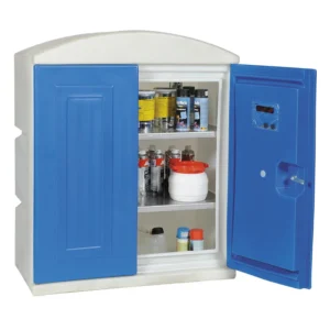 Armario de seguridad alto de HDPE para productos corrosivos, 98 x 52 x 166 cm — Imagen del producto