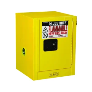 Armario de seguridad con autocierre para 15 litros de inflamables, 43x43x56 cm — Imagen del producto