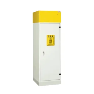 Armario de seguridad en PVC con ventilación para ácidos y bases, 60x60x190 cm — Imagen del producto