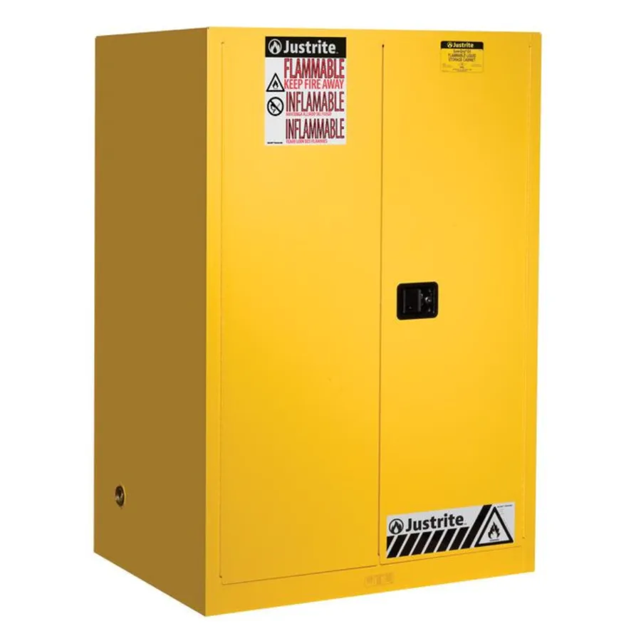 Armario de seguridad manual de 340 litros para inflamables, 109x86x165 cm — Imagen del producto