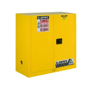 Armario de seguridad manual para 114 litros de inflamables, 109 x 46 x 112 cm — Imagen del producto