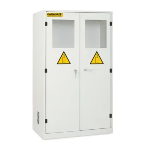 Armario para 3 o 4 botellas de gas de 50 litros con ventana, 120 x 60 x 195 cm — Imagen del producto