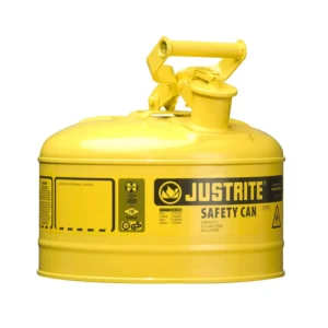 Bidón de seguridad amarillo de 9,5L para diésel, aceites y líquidos inflamables — Imagen del producto