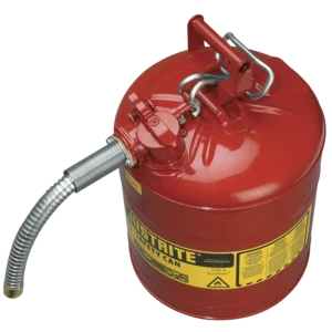 Bidón de seguridad con manguera flexible de metal, de 10 litros para diésel. — Vista del producto