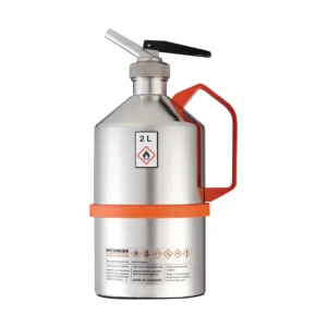 Bidón de seguridad en acero inoxidable de 2 litros para inflamables, Ø13 x 30 cm — Imagen del producto