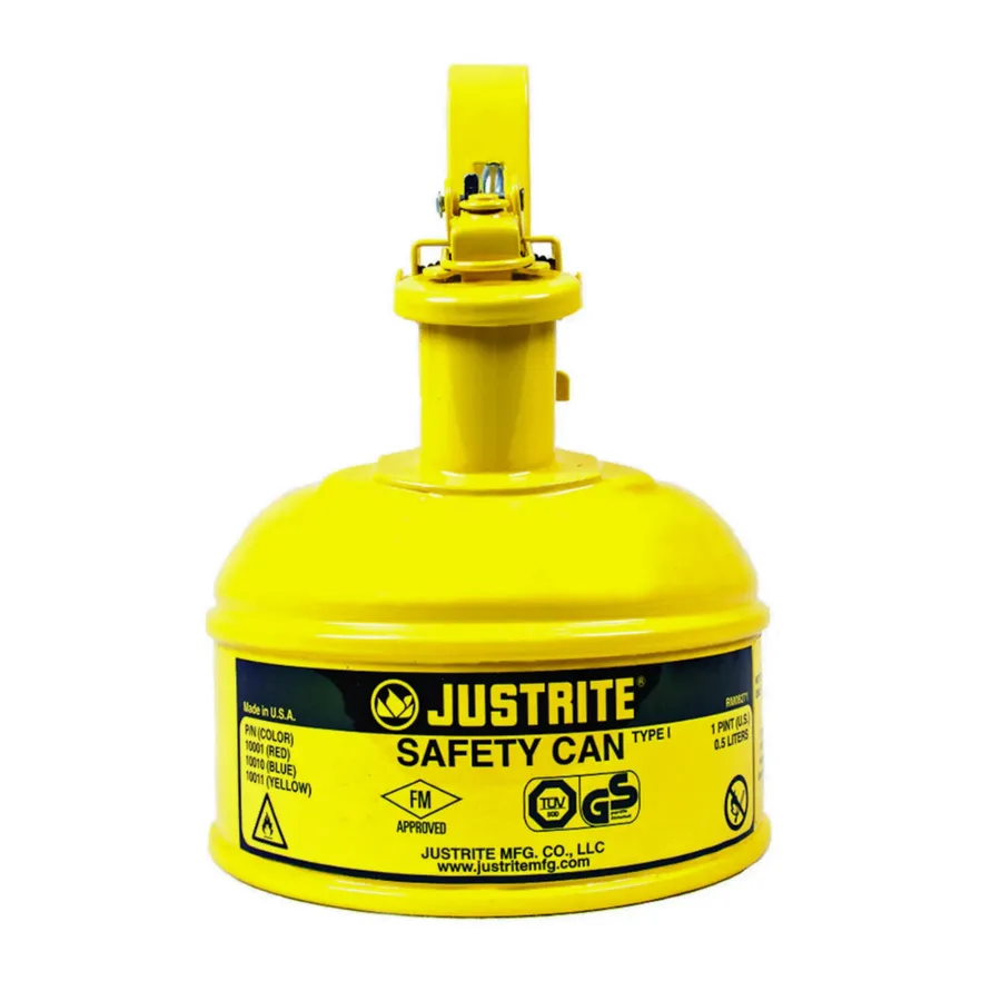 Bidón de seguridad en polietileno HDPE de 1L con asa de gatillo para inflamables — Imagen del producto