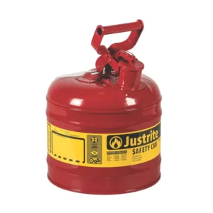 Bidón de seguridad rojo de 7,5L de acero galvanizado para líquidos inflamables — Imagen del producto