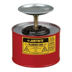 Bidón humidificador de acero rojo de 1,9 litros para trapos de limpieza, 18x20cm — Imagen del producto
