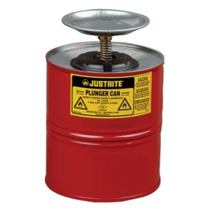 Bidón humidificador de acero rojo de 3,8 litros para trapos de limpieza, 19x27cm — Imagen del producto