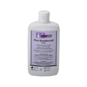 Bote BodyNeutrall 100mL para salpicaduras de productos corrosivos en la piel — Imagen del producto