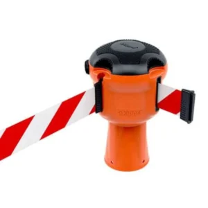 Cabezal Skipper naranja, cinta retractil 9m longitud, roja y blanca — Imagen del producto