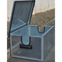 Caja de retención para conexiones de tuberías. — Imagen del producto