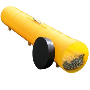 Colector de polietileno para 50 tubos fluorescentes, 150 x 25 cm de diámetro — Imagen del producto