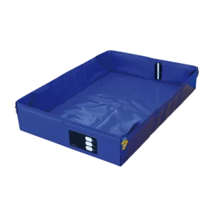 Cubeto flexible de dimensiones de Palet de 210L con soportes plegables. — Imagen del producto