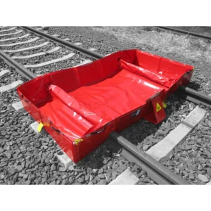 Cubeto plegable y flexible de 800L para contener fugas en vias de tren — Imagen del producto