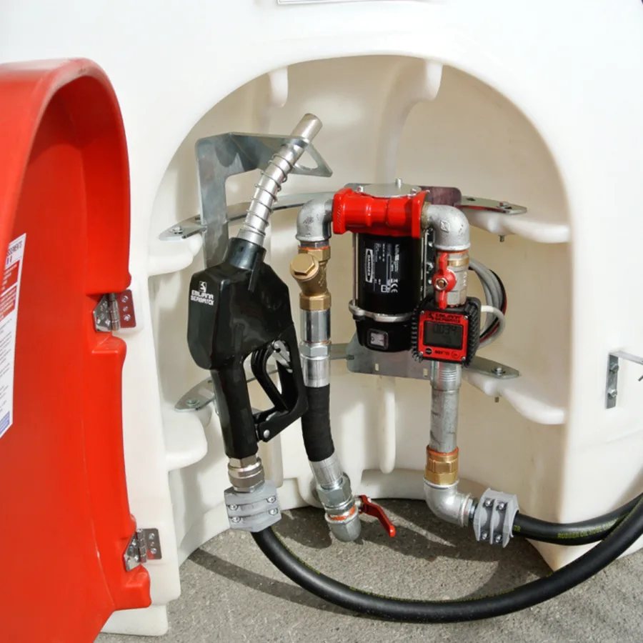 Depósito ADR de gasóleo de 960 litros en polietileno con bomba de 24V, 40 l/min — Detalle del producto