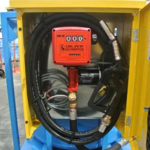 Depósito de combustible en acero al carbono de 620L y bomba 12V, 146x99x117 cm — Detalle del producto