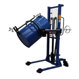 Elevador y volteador de bidones de acero y plástico de 220L — Imagen del producto