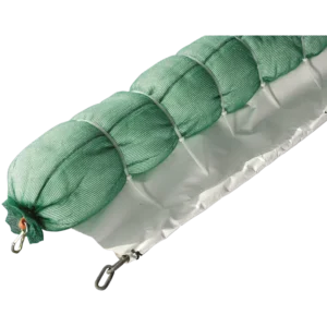 Falda de PVC de altura 250 mm para fijar en barrera absorbente, sección de 6 m. — Imagen del producto