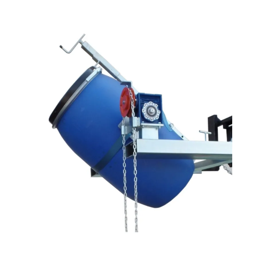 Implemento volteador bidón 200L con cadena — Imagen del producto