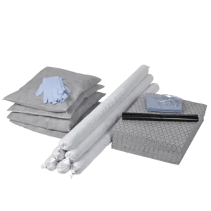 Kit absorbente universal de 90 litros en bolsa amarilla. — Imagen del producto