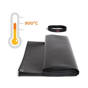 Manta ignifugada para soldadura Texfire hasta 900ºC, 150 x 100 cm — Imagen del producto