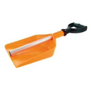 Pala quitanieves telescópica de plástico naranja con gran grip, 51 x 21 x 9 cm — Imagen del producto