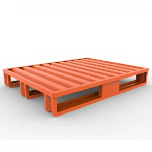 Palet de acero de 120 x 20 cm con 3 patines, capacidad de 1,5 toneladas. — Imagen del producto