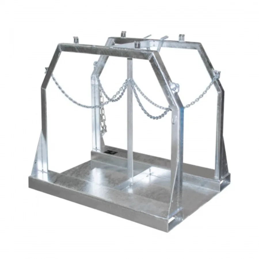 Palet de transporte para 8 botellas de gas. — Imagen del producto