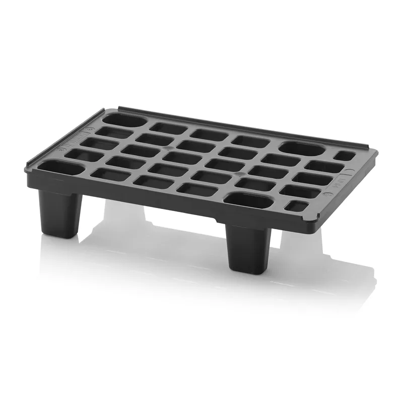 Palet ligero con patas y borde de seguridad 60x40cm — Imagen del producto