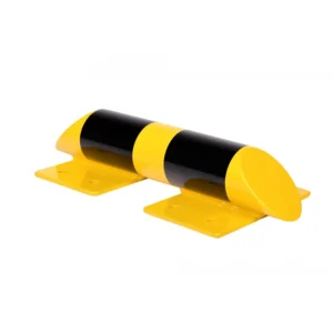 Protector de Ø7,6cm para zócalos en acero amarillo y negro, 40 x 20 x 8 cm — Imagen del producto