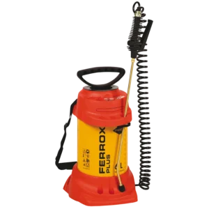 Pulverizador de alta presión con depósito 6 L en acero. Para líquidos agresivos. Juntas de FPM Viton®. — Imagen del producto