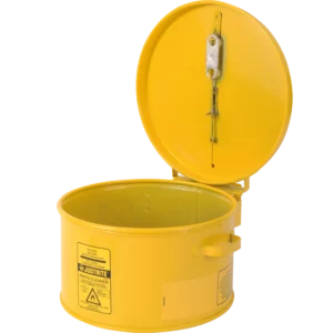 Recipiente de seguridad para residuos inflamables de 4 litros amarillo, 24x14cm — Imagen del producto