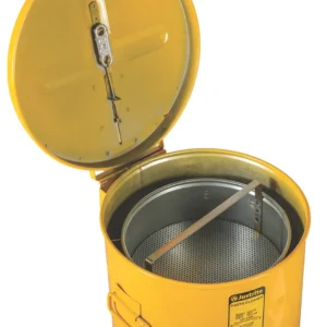 Recipiente de seguridad para residuos inflamables de 8 litros amarillo, 24x25cm — Detalle del producto