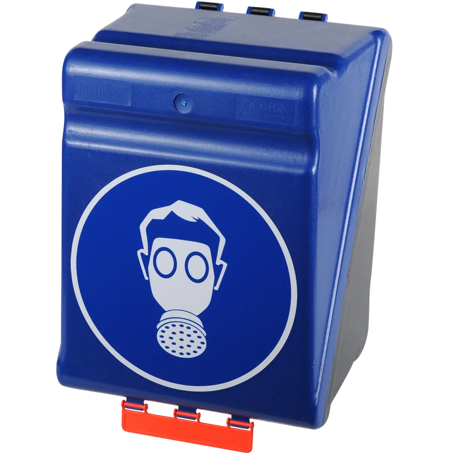 Sistema de almacenamiento Secubox maxi para máscara respiratoria completa. — Imagen del producto