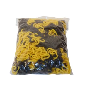 Cadena de polietileno de color amarillo y negro de 25 metros. — Detalle del producto