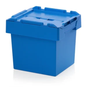 Caja apilable con tapa integrada, 24 litros, 40x30cm — Imagen del producto