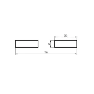 Volquete autobascualante azul de 610 litros para 1500kg, 155 x 100 x 87 cm — Esquema técnico